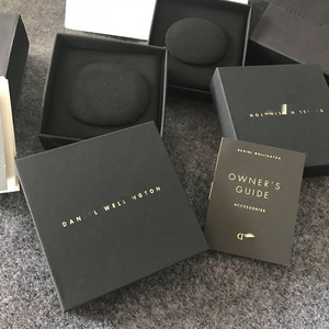 首饰盒包装盒代用dw手镯盒子新款配说明书全套