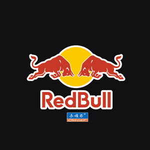 redbull红牛适用于头盔防水贴纸电动摩托划痕遮挡改装贴本田小牛