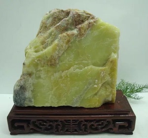 青田石封门青原石料冻石天然叶腊石1.3公斤摆件料印章毛料雕刻料