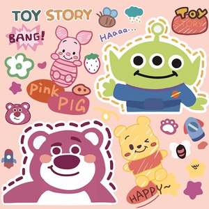 旅行箱贴纸迪士尼