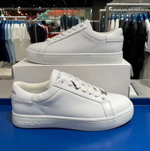 韩国代购 ck jeans 2021春夏新款男士小白鞋运动休闲板鞋 ym00084