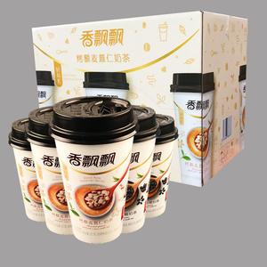 香飘飘新品烤藜麦薏仁奶茶81g*30杯黑芝麻血糯整箱好料系网红包邮