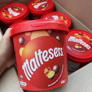 进口麦丽素 Maltesers澳洲麦提莎牛奶夹心巧克力桶装465g《正品》