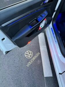 19-23款大众新宝来新速腾车门照地灯充电款迎宾灯改装升级车门灯1