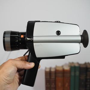 西洋古董鲍尔Bauer 超8毫米super 8mm电影胶片胶卷摄影机 故障机