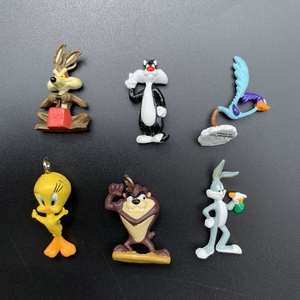 日本 散货  tweety bird 迷你 翠儿鸟翠迪 兔八哥指甲 公仔挂件