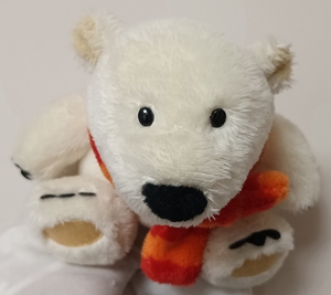 nici 北极熊 15厘米 橙色围巾款 店主大爱 海淘超新无吊牌 福袋