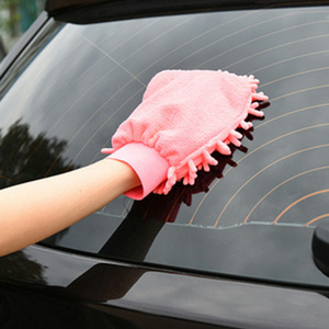 超细纤维清洁洗车手套洗车专用毛巾单面加厚雪尼尔擦车巾不伤漆面