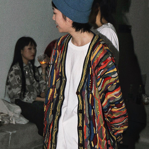 conp 19aw kurt donald cobain sweater科特柯本羊毛毛衣外套