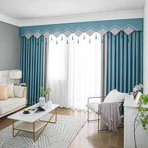 棉麻窗帘纯色窗幔定制-淘宝拼多多热销棉麻窗帘纯色窗