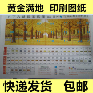 黄金满地图纸
