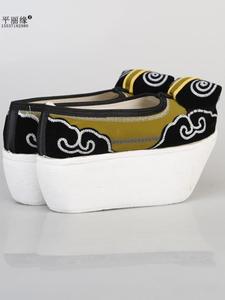 戏曲小生云头靴京剧老生老旦昆曲秦腔越剧鞋纸底云鞋戏剧古典舞鞋