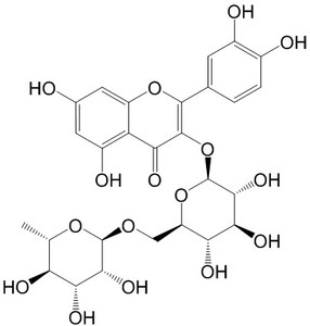芦丁实验标准品中药对照品cas153-18-4路丁路通20mg维生素p芸香苷