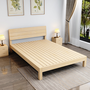 8米双人床出租房用经济型床木板床现代简约床家用床