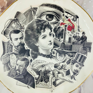 黑白系欧美风复古人物 手帐贴纸包 手账素材工具 相册diy装饰