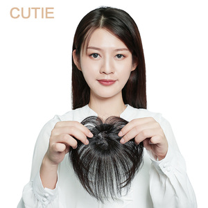 娇滴真发发片女头顶补发遮白发真人头发无痕隐形假发垫增发量蓬松