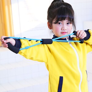 幼儿园儿童拉力器小学生家用橡胶拉力绳小孩扩胸器臂力器健身器材