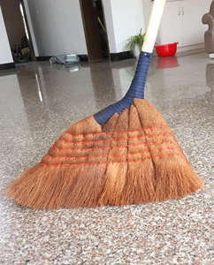 加大加厚软毛家用清洁扫把棕扫帚结实耐用实木杆手工扫把单个扫帚