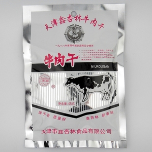 【十袋包邮】80后经典怀旧零食 鑫杏林牛肉干 45g天津特产老牌子