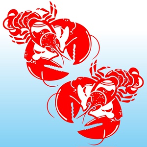 麻辣大小龙虾窗花玻璃墙贴剪纸不干胶吃部烧烤火锅餐饭店馆厅装饰