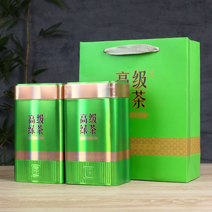 一斤装茶叶罐铁罐新款红茶高级绿茶毛尖龙井大号包装礼盒空罐定制