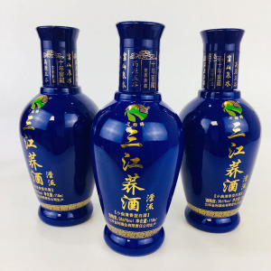 酒云南特产兰坪三江荞酒 118mlx8瓶苦荞酒38度蓝瓶小曲清香型包邮