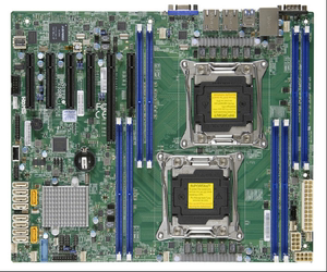 超微xeon10代双路服务器 主板X10DRL-i支持E5-26系列V3.V4多硬盘