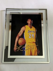 NBA科比Kobe Bean湖人队7寸耐克篮球衣A版+送相框亲笔签名照片