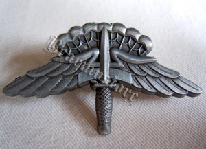 美国空降兵高空低开伞降初级胸章 伞兵高空跳伞等级证章胸标胸徽