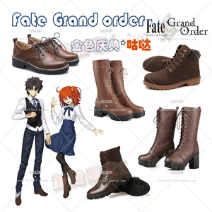 fgo咕哒子cos鞋御主魔术礼装金色庆典藤丸立香saber吾王常服cos鞋