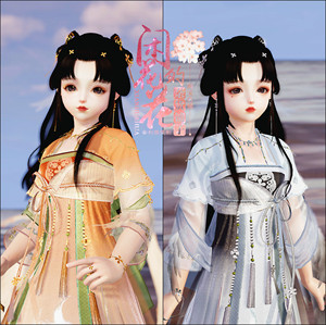 剑3剑网三 游园金鹊 鹊金鹊盒 曲塘兔白 海岛 竹影火莲 白蓝 盒子