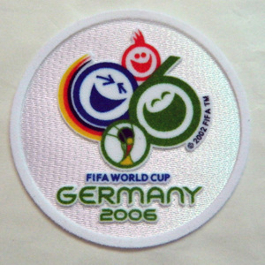2006德国世界杯章 3D立体 植绒足球臂章 英超足球队微 队长袖章