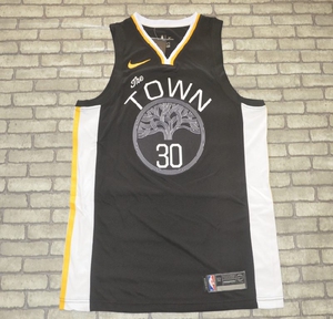 nba耐克nike篮球服勇士队30号 库里球衣 城市版curry客场黑色正品