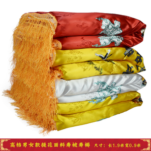 寿衣男女八仙寿被寿褥提花真丝棉被子老人送老衣寿衣殡葬用品包邮
