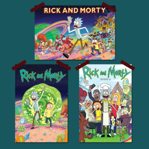 瑞克和莫蒂/rick and morty season/房间装饰海报
