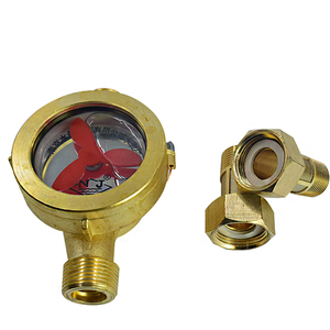 现货南京全铜水流指示器检流表水流显示器3/4可视镜显示器N20 6分