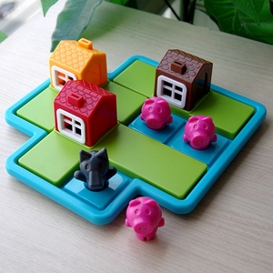 三只小猪宝宝益智玩具拼图亲子桌游早教智力开发动脑逻辑思维训练
