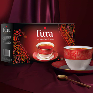 进口俄罗斯印度锡兰红茶包 奶茶店待客茶叶西餐早餐茶100茶包200g
