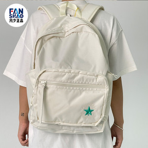 匡威学生运动书包双肩旅行背包男女休闲运动包10021005-a02白色