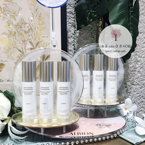 拼邮 日本专柜 奥尔滨 19年新 美白粉底液30ml 美白保湿遮瑕spf30