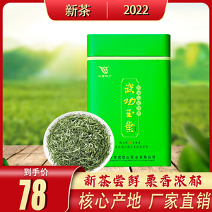武功山茶叶绿茶2022新茶春茶120克罐装万龙山松针云雾特级高山茶