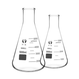 玻璃三角烧瓶250ml500ml锥形瓶锥形烧杯量杯化学实验医用锥型平底烧瓶