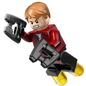 lego 乐高 超级英雄 银河 人仔 sh127 星爵 含头盔武器 76019