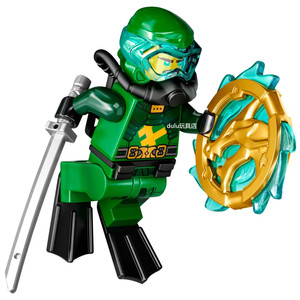 lego乐高幻影忍者人仔njo702劳埃德含武器7175071756