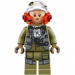 lego 乐高  星球大战 人仔 a翼女飞行员 sw884 75196