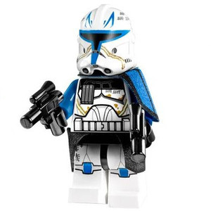 lego 乐高 星球大战 人仔 sw450 队长 rex 雷克斯 含双武器 75012