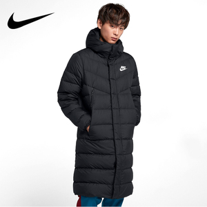 Nike耐克长款羽绒服男装2022冬季款保暖运动羽绒外套男CU0281-010