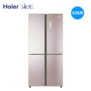 haier/海尔 bcd-535wdcj十字对开风冷无霜电冰箱变频干湿分储玻璃