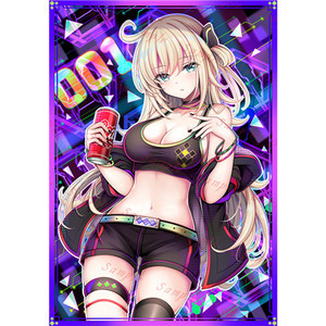 游戏王妹套 闪刀姬-零衣 卡套 卡垫官套尺寸 朋克风 独家闪套