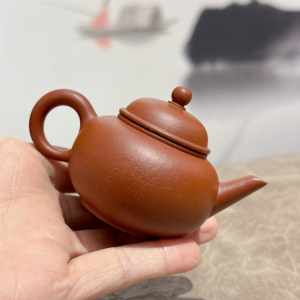 000人付款淘宝吴佩姬手拉壶小水平壶65cc潮州朱泥壶